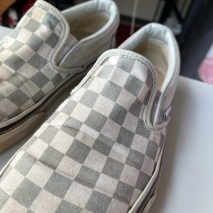 vans brown checkered